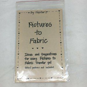 Vintage Jupiter Pictures To Fabric Transfer Gel Idea Booklet Craft Personalize